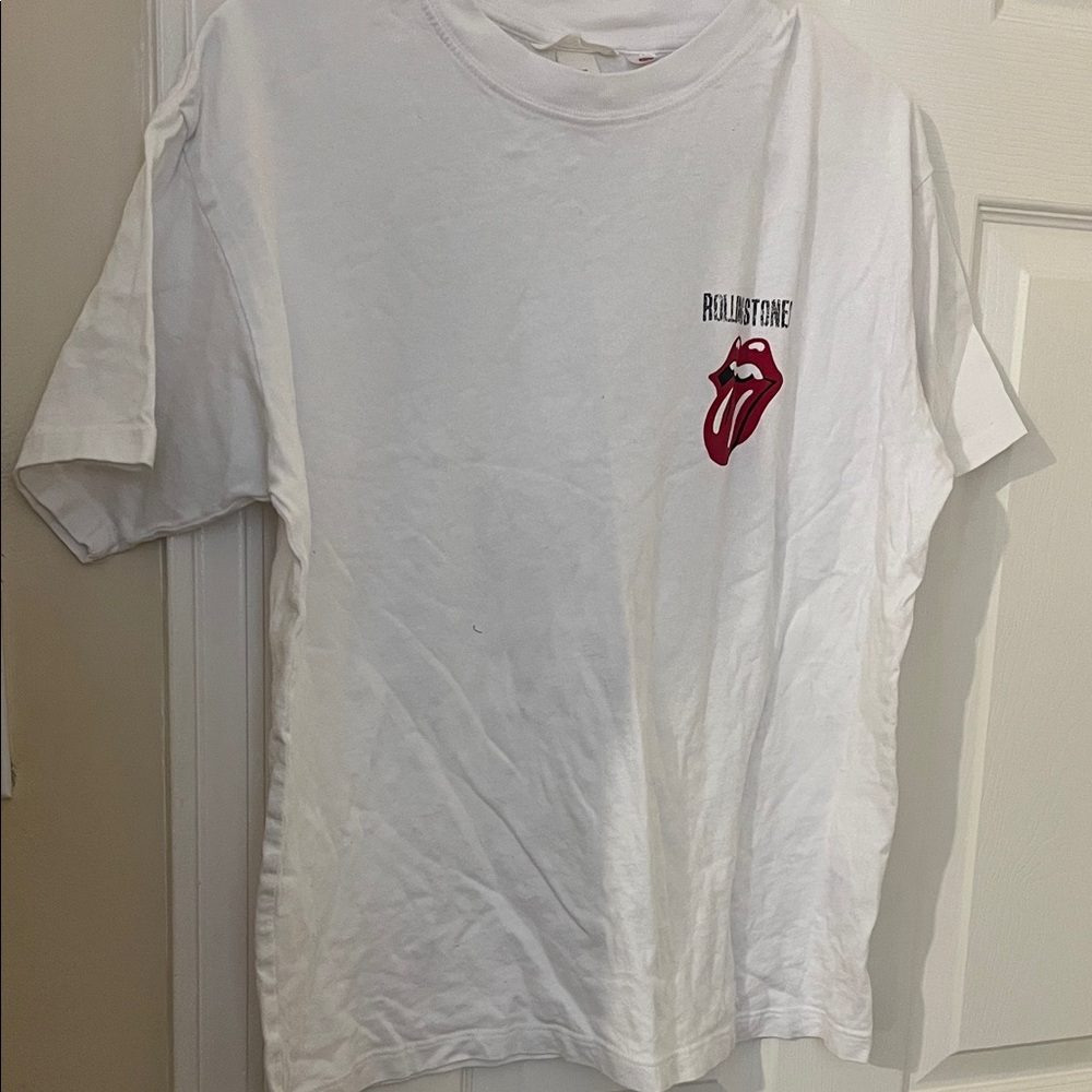 Rolling Stones Oversized White T-Shirt